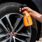 mclaren gloss tyre dressing on car wheel