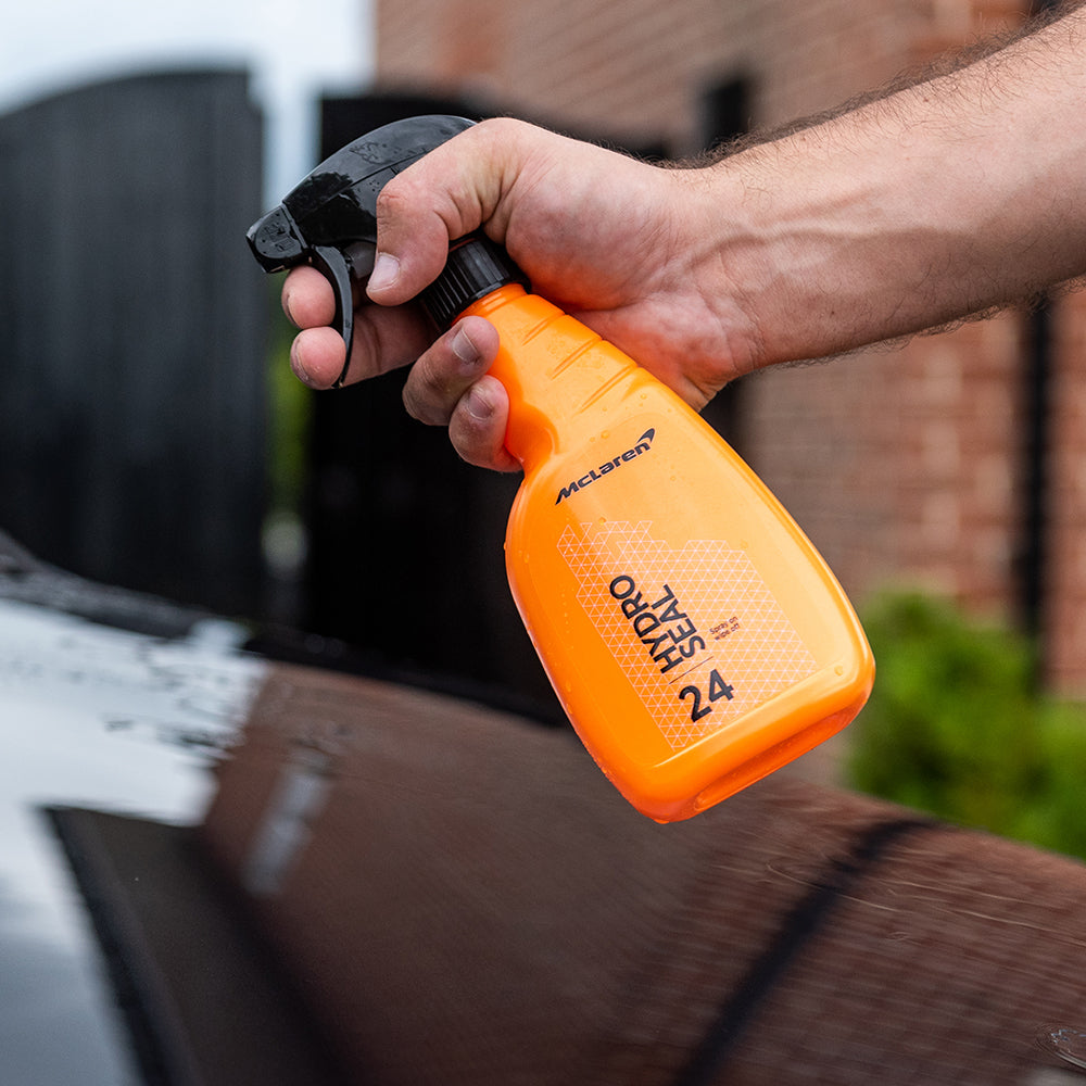 mclaren hydro seal on car paintwork